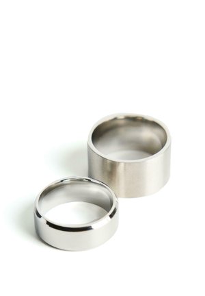 PACK OF 2 - Ring - silver-coloured