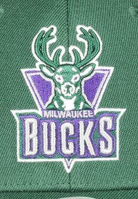Mitchell & Ness MILWAUKEE BUCKS NBA TEAM GROUND 2 0 STRETCH SNAPBACK HWC C - Gorra - grün