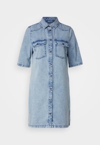 NMNEW SIGNE DRESS - Vestido vaquero - light blue denim