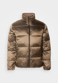 TWO TONE PUFFER JACKET - Jachetă de iarnă - brindle/black