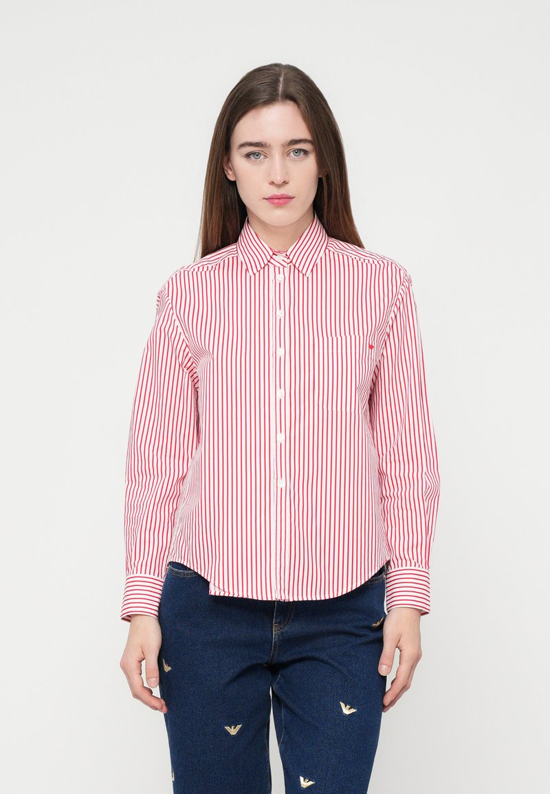 Emporio Armani Overhemdblouse rood