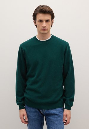 Strickpullover - dark green
