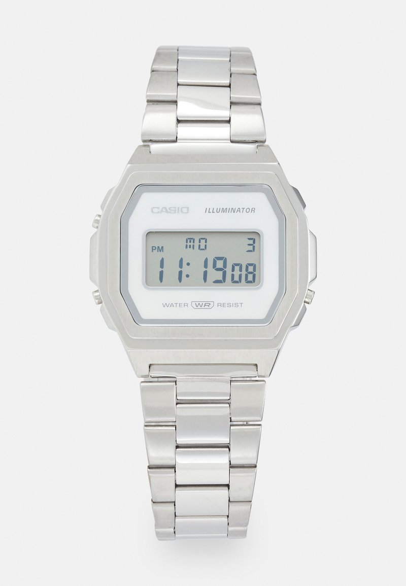 Casio PREMIUM UNISEX - Digital watch - silver coloured
