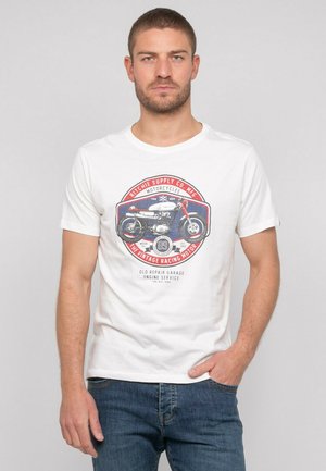 T-shirt imprimé - ecru
