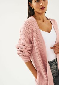 Next LONGLINE EDGE TO EDGE - Kardigán - blush pink