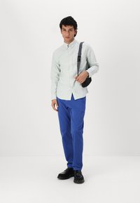 Tommy Hilfiger HERITAGE STRIPE SHIRT - Shirt - nouveau green/white