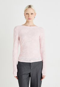 Gina Tricot ASYMMETRIC  - Topper langermet - ballet slipper