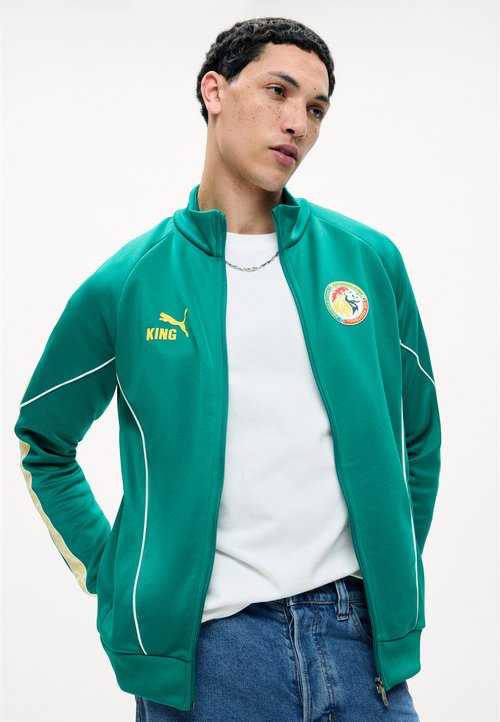 PUMA SENEGAL FSF KING ANTHEM JACKET - National team wear - wild green/yellow — photo 5