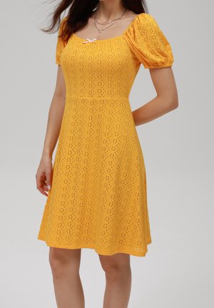 Robe en jersey - yellow