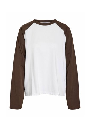 Noisy May, LONG SLEEVED TOP NMEMBER - T-shirt à manches longues - snow white