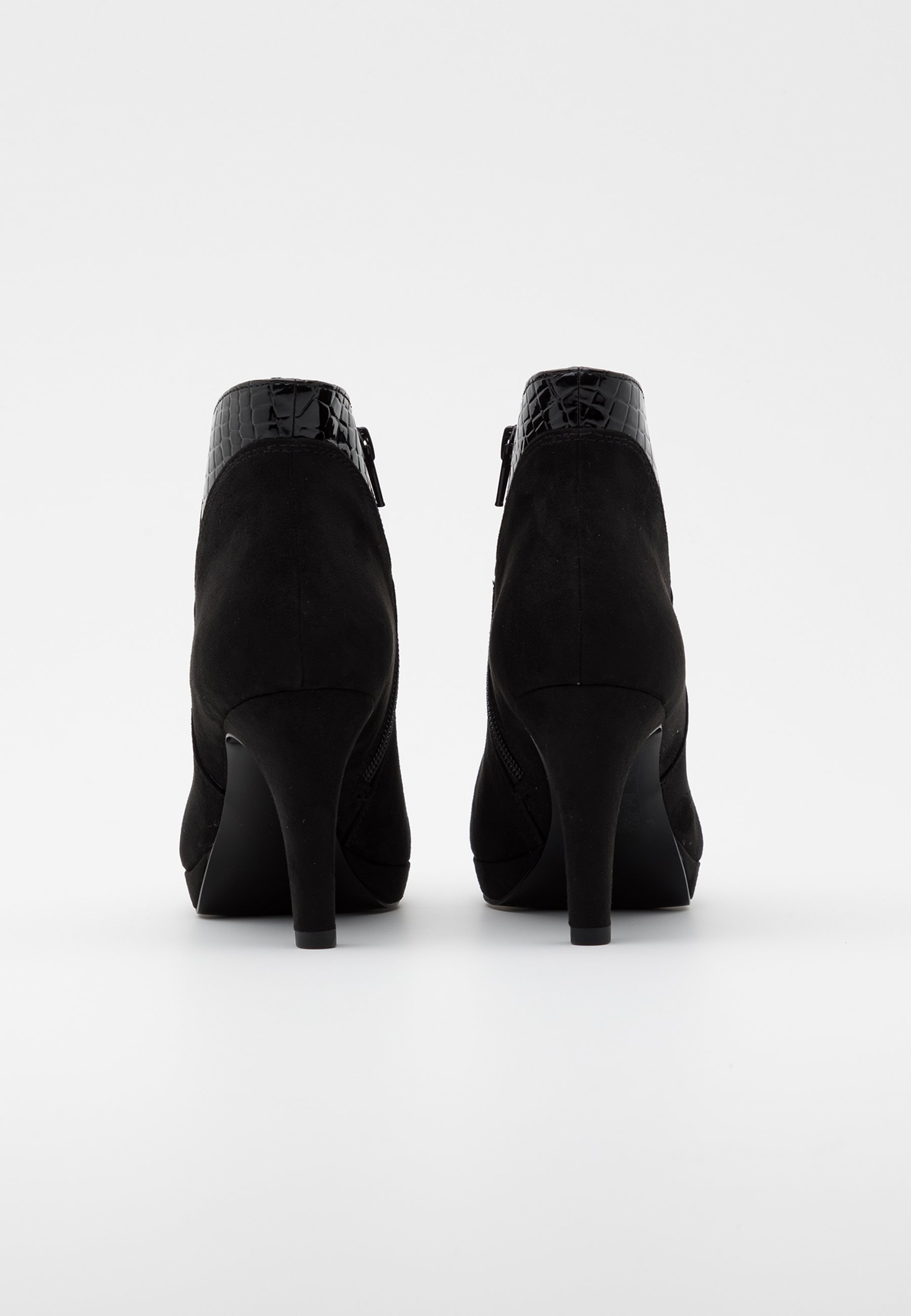 s.Oliver Enkellaarsjes met hoge hak blackZwart Zalando.nl s.Oliver Enkellaarsjes met hoge hak black Zalando.nl