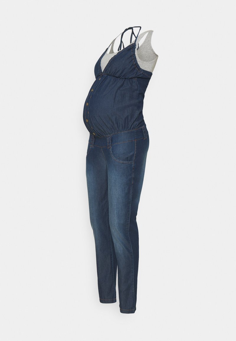 9Fashion Jumpsuit blauw denim/bluedenim