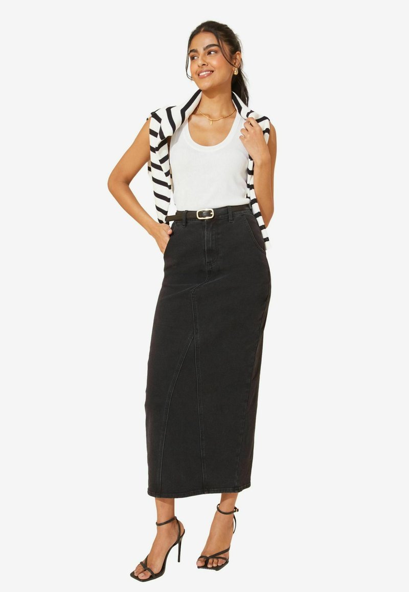 Friends Like These GODET  - Maxi skirt - black
