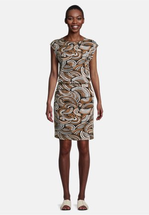 Robe d'été - schwarz/braun