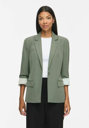 VILA, BLAZER VIBONNIE SINGLE-BREASTED - Блейзър - laurel wreath