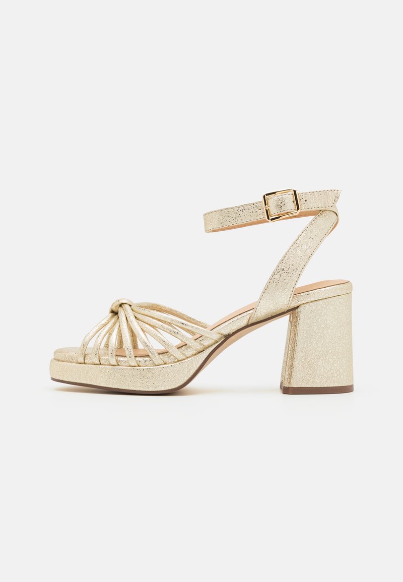 Clarks Ritzy Clarks RITZY - Platform sandals - champagne/gold-coloured - Zalando.de