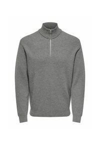 ONSPHIL HALF ZIP  - Pullover - medium grey melange