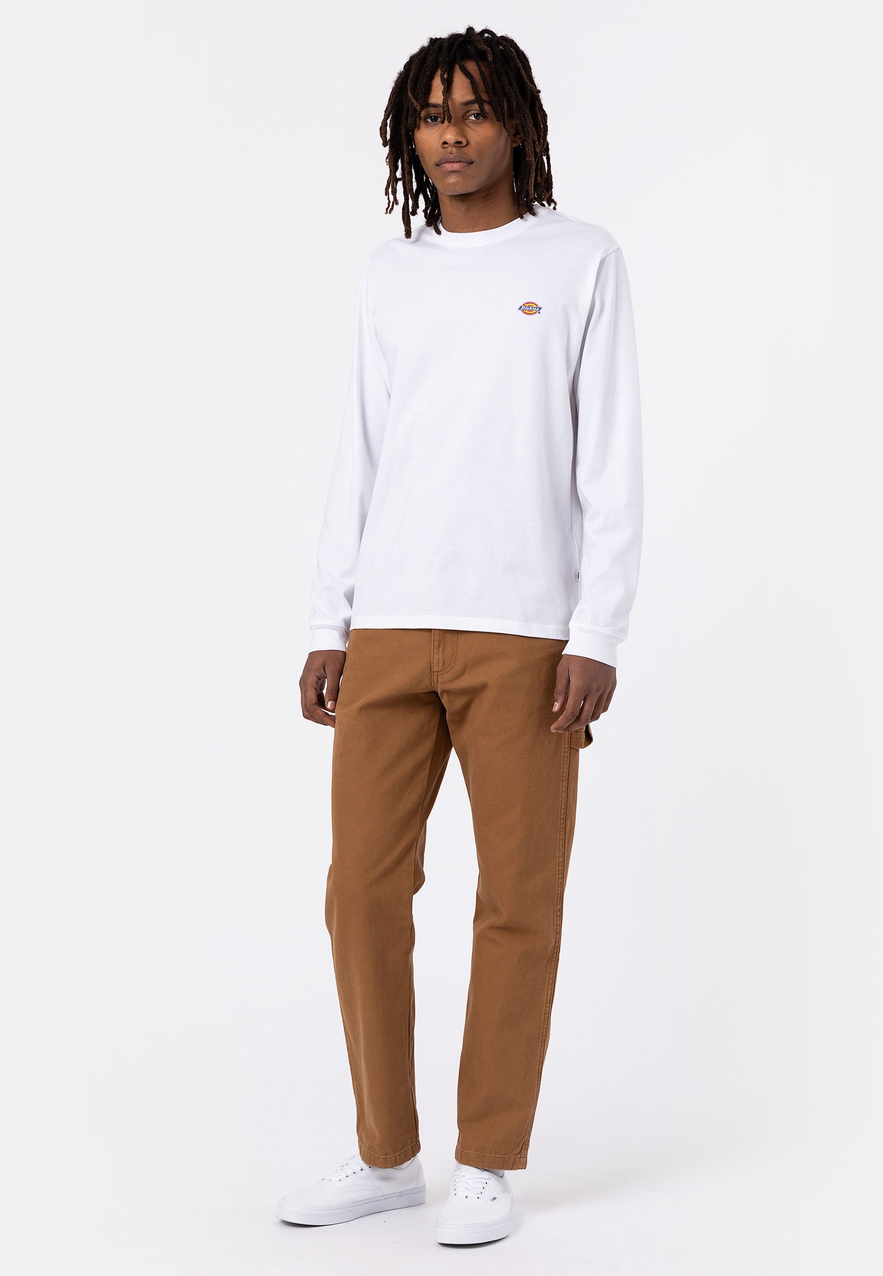 Dickies MAPLETON TEE - Long sleeved top - white - Zalando.co.uk