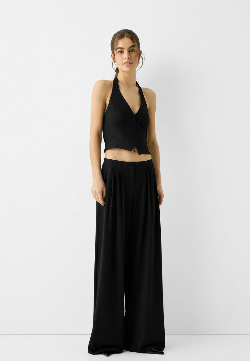 Bershka Broek zwart Bershka Broek zwart