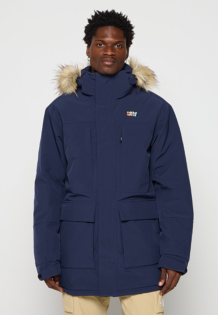 RUKKA Hardshell-jas donkerblauw