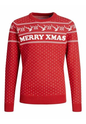 Strickpullover - red