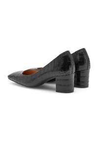 Woden MARIE CROCO - Klasické lodičky na opätku - black