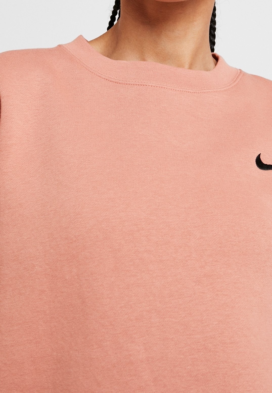 nike mini metallic swoosh pastel hoodie
