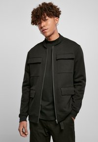 Urban Classics - M65 SWEAT BOMBER - Bomberjacks - black Miniatuurafbeelding 1