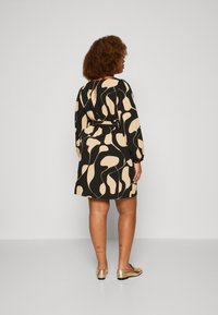 Vmlydia Ls Short Dress Black Aop Black W Pu main image 0