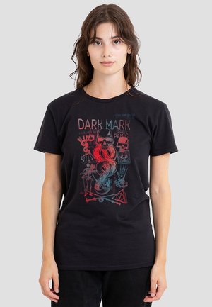 Warner Brothers, HARRY POTTER DARK MARK COLLAGE - Print T-shirt - black