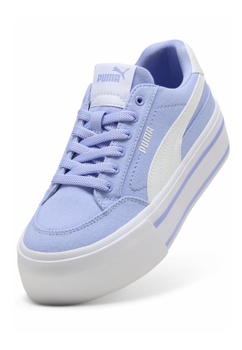 Puma COURT CLASSIC VULC PLATFORM SNEAKERS - Tenisky - intense lavender- white