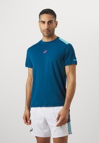 ASICS PADEL COURT TOP - Bluză sport - mako blue