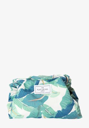 THE FLAT LAY CO. OPEN FLAT MAKEUP BAG - Accessoires de maquillage - tropical leaves