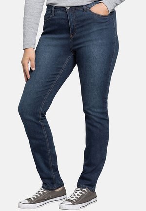 Sheego, Jeans Skinny Fit - dark blue denim