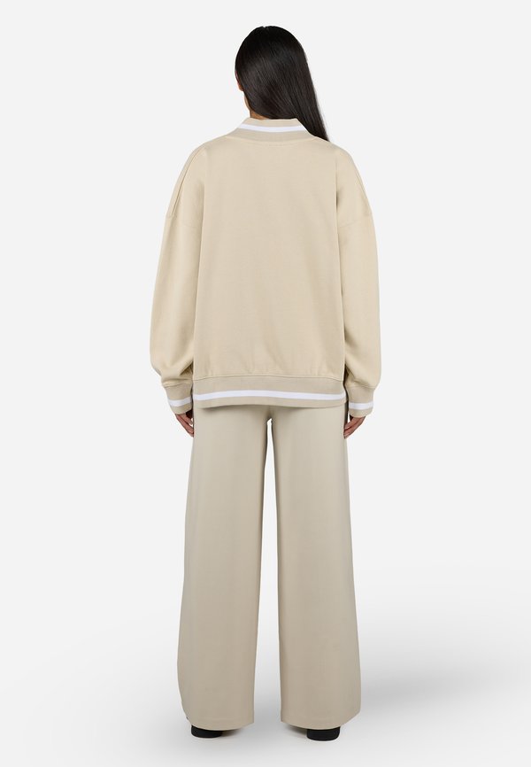 STINA V-NECK OVERSIZED SWEATER - Sweatshirt - washed light beige3