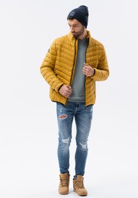 Ombre Winterjas - yellow