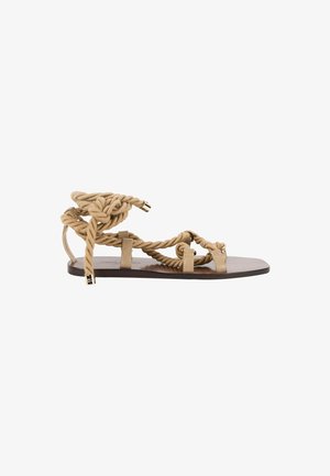 Jimmy Choo, CLOTH SANDAL BEIGE - Sandales - beige