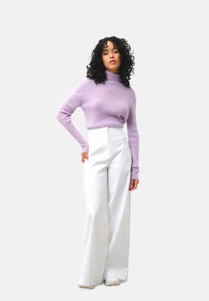 SUZIE - Stickad tröja - mottled purple