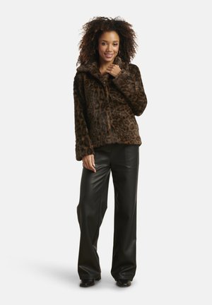 Winterjas - brown - black