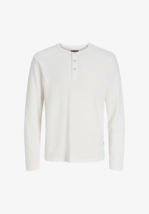 Jack & Jones PREMIUM, LONGSLEEVED T-SHIRT PLAIN LONGSLEEVED T-SHIRT - Langærmet T-shirt - weiß