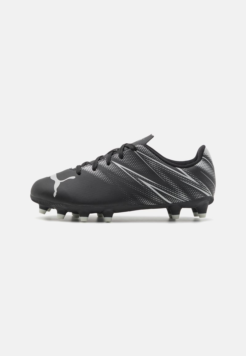 Puma ATTACANTO FG/AG JR UNISEX - Turf football boots - black/silver ...