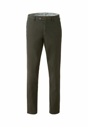 Meyer, CHINO IN MIKRO STRUKTUR - Chinos - oliv