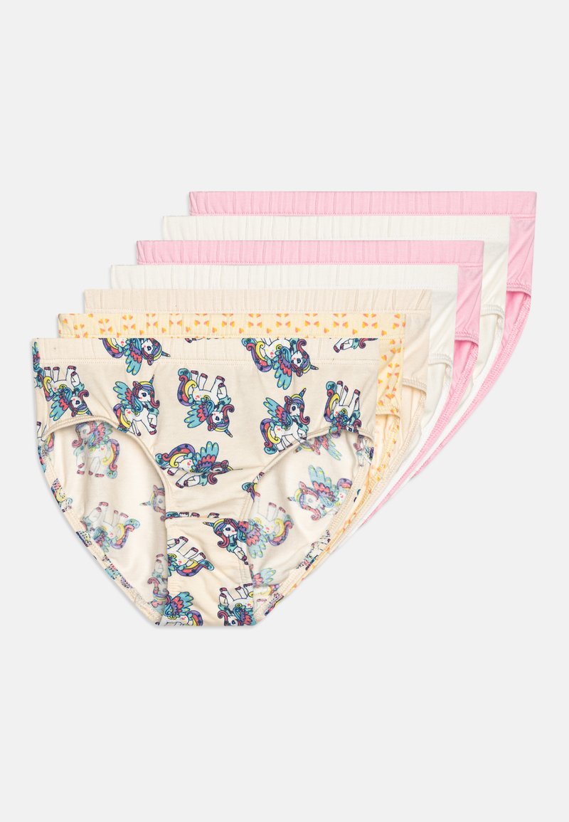 Friboo 7 PACK - Īsās apakšbikses - light pink/light yellow/white