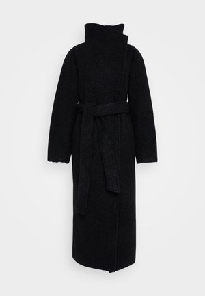 Gina Tricot Tall LONG COAT - Klasisks mētelis - black