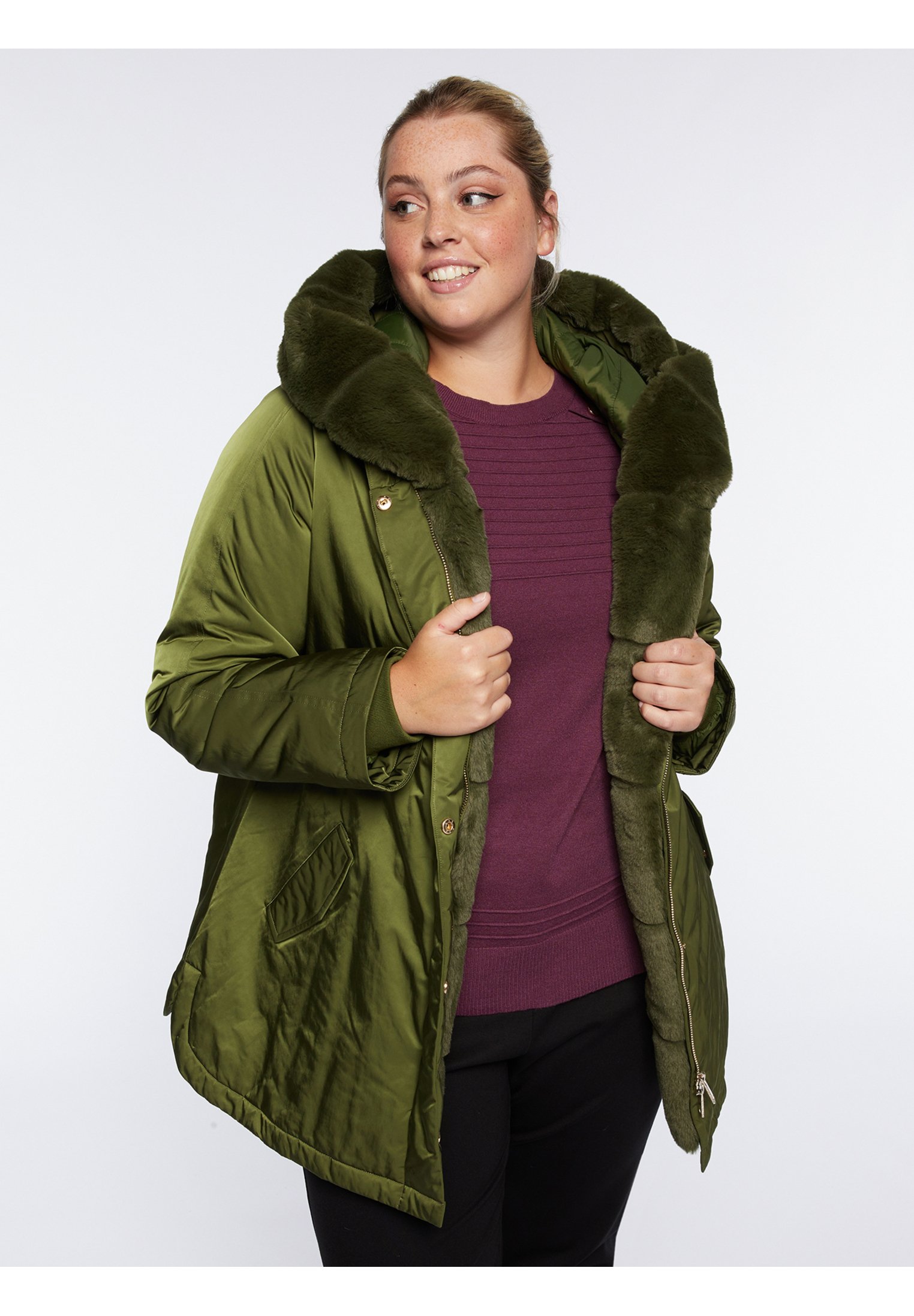 Taglie Comode Giubbotti Invernali Curvy Floryday Cappotti