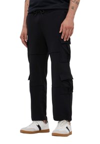 Terranova MULTIPOCKET - Pantaloni cargo - nero