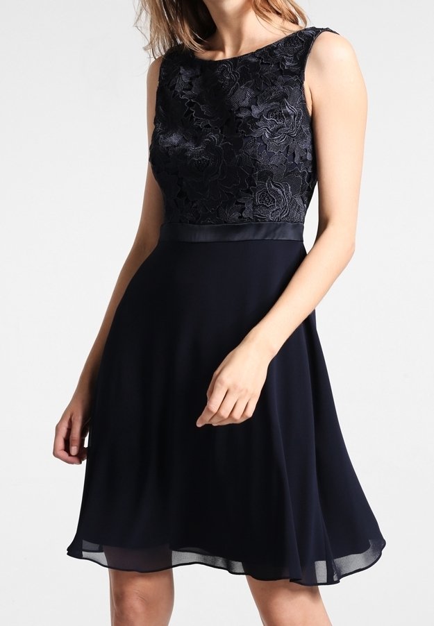 s.Oliver BLACK LABEL Koktejlové šaty / šaty na párty - dark blue
