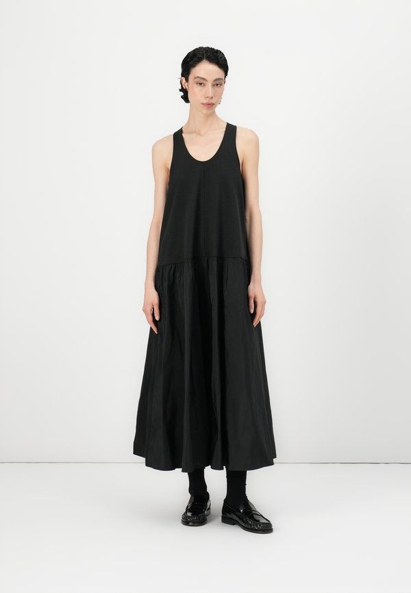 FLARED HALTER DRESS - Maxi dress