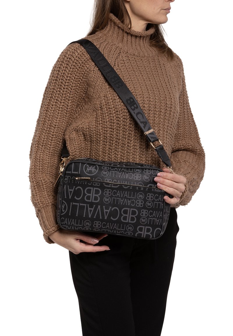 B.Cavalli Borsa a tracolla - black and black