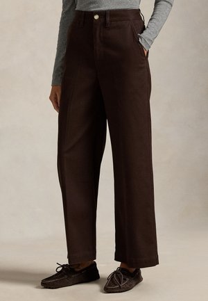 Polo Ralph Lauren, CHINO WIDE LEG PANT - Nohavice - squire brown